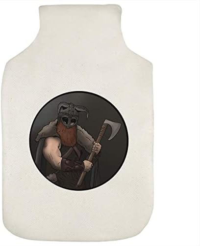 'Viking com ax' tampa de garrafa de água quente