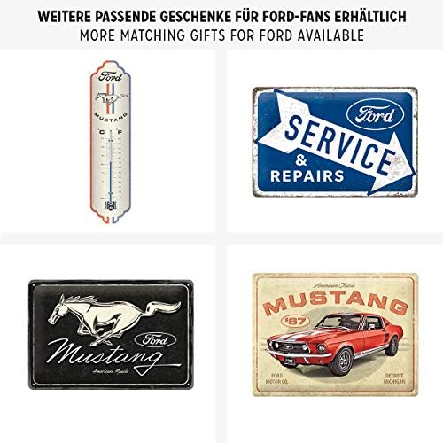 Sinal de suspensão retro nostálgica-art, Ford Service & Repair-Ideia para Presentes para Fãs de Acessórios para Carro, Placa Metal, Design Vintage para Decoração, 3,9 X 7.9