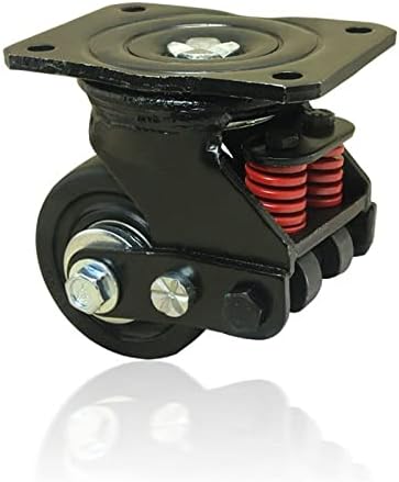 NHOSS 3 polegadas Silent Weming Wheel Universal With Wheel Anti-Sísmica Caster para Equipamento Pesado Portão Industrial Casters