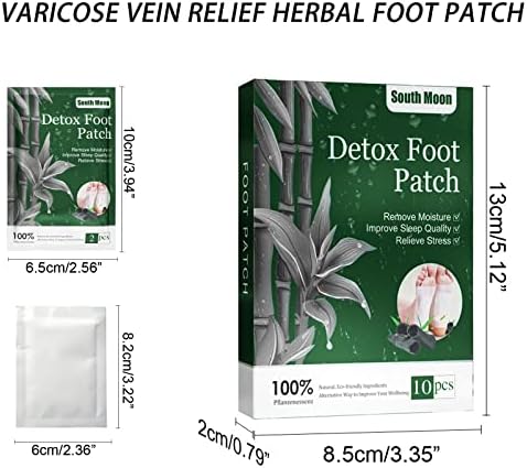 Retenção de pé de alívio de veias varicosa, manchas de veias varicosas, almofadas de pé de limpeza profunda para aliviar o estresse,