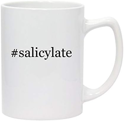 Produtos Molandra #salicilato - 14oz Hashtag White Ceramic Statesman Caneca de café