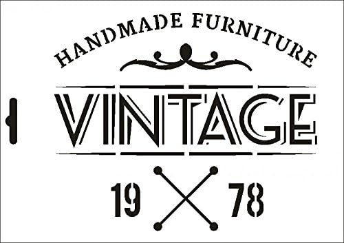 UMR-Design W-616 Etiqueta vintage Textil- / WallStoncy Tamanho A5