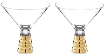 Michael Wainwright Truro Gold Martini Glasses Conjunto de 2, 5 polegadas