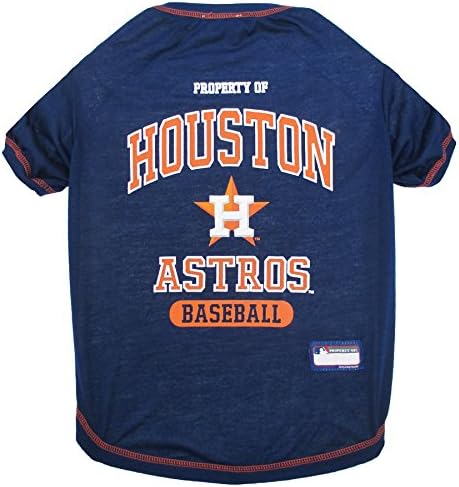 Pets First Houstan Astros Pet Apparel MLB Dog-Shirt