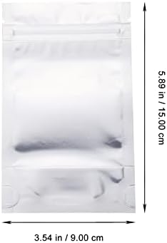 Bolsa CLISPEED 50pcs bolsa de trava com zíper tight -shop de zíper para zíper para armazenamento de alimentos reclosable bolsas de vedação de selo térmico