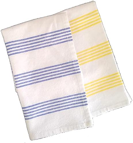 2 pacote de pacote profissional de cozinha de cozinha linho toalha de pano de secagem de pano reutilizável