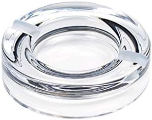 Uxzdx vidro cinzeiro de cinzas transparentes de vidro de vidro cinzeiro de cinzas de vidro de vidro cinzeiro de charuto de vidro