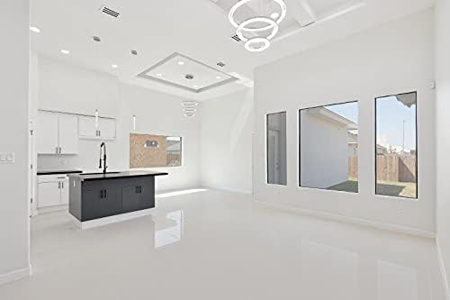 BuildMart - 20x6 Tampa de ventilação AC moderna - Ventro de ar branco decorativo - Difusor de slot linear padrão - Grade de registro