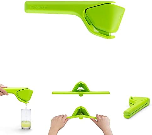 Fluicer de limão DreamFarm | Easy Squeeze Manual Lime Juicer | Espremedor cítrico que se dobra plana para armazenamento de economia
