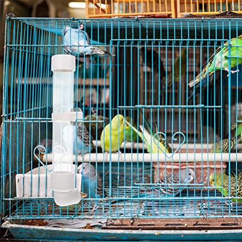IPETBOOM PERAKEET Bath 2 Sets Bird Drinker Waterrt Parrot Distribuidor de água de pássaro automático Distribuidor de água de pássaro