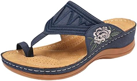 Plataforma de Moda Floral Slippers de Moda Floral Slides não deslizamentos deslizam em sapatos abrem o arco casual suporta sandálias