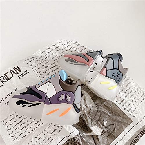 Zahius AirPods Case de silicone Caso engraçado compatível com Apple AirPods 1 e 2 [Design de sapatos em 3D] [Melhor presente para menino]
