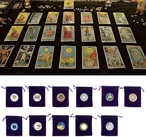 Techinal Velvet Tarot Storage Bolsa de tabuleiro Cartões de jogo Pouca de jóias de jóias de jóias Oracle cartões Rune Travel Bag