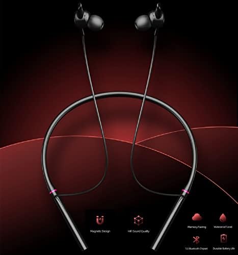 MOEEN PECTBAND Bluetooth Headphones v5.0 fone de ouvido sem fio esportes com fones de ouvido sem fio de microfone