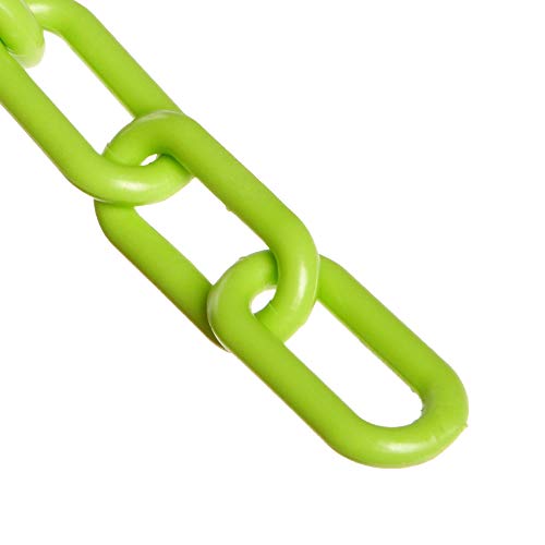 Sr. Chain Chain Plástico Cadeia, Segurança Verde, diâmetro do link de 1,5 polegadas, comprimento de 25 pés de comprimento