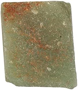 Pedra de cristal de cura de cura de jade verde e áspero natural 31,30 ct