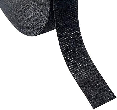 Fita de arnês de senrise 1pcs 9-19mm de isolamento preto fiação de fiação de tecido fita adesiva de tecido de tecido para