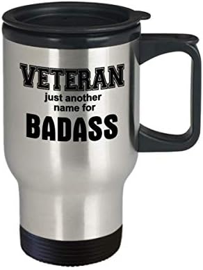 Presente para a caneca veterana de viagens de café mal militar, você é um durão para homens, mãe, pai masculino