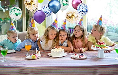 40pcs Balões de confete de perelas balões de hélio com fita de 10m para festa de aniversário de aniversário