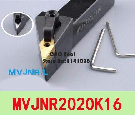 FINCOS MVJNR2020K16/ MVJNL2020K16, Ferramentas de corte de torno de metal, ferramenta de torneamento CNC, ferramentas de máquinas de torno, Tipo de Turnagem Externa Tipo de Ferramenta MVJNR/ L 20 -: MVJNL2020K16)