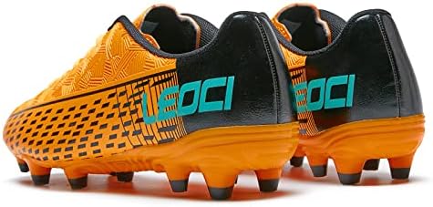 Chuteiras de futebol leoci para sapatos de futebol unissex de homens e mulheres, botas de rugby