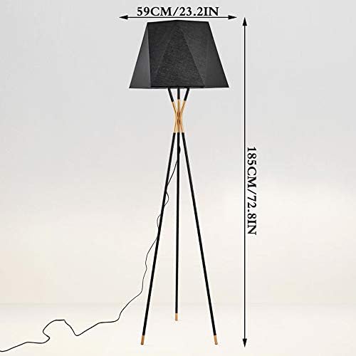 Hang led luminárias modernas, lâmpada nórdica de ferro forjado preto Tripé Iluminação de luminária de decoração