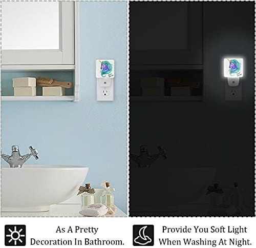 WallDor fofo unicórnio doce sonho de sonho leve, anoitecer inteligente para o amanhecer Sensor quente LEITO NOITE LED LEITO