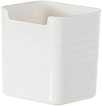 Caixa de armazenamento da porta lateral da geladeira TUSCR, caixa de classificação de alimentos longa da tira Organização da cozinha doméstica Caixa de armazenamento pp elegante branco