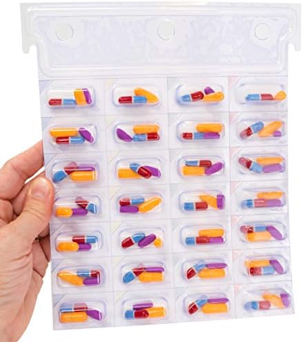 Medicação Dose controlada Dose Dose Cold Seal Blister Pack System Cards 28 Cartões de dose Perfurados para facilitar