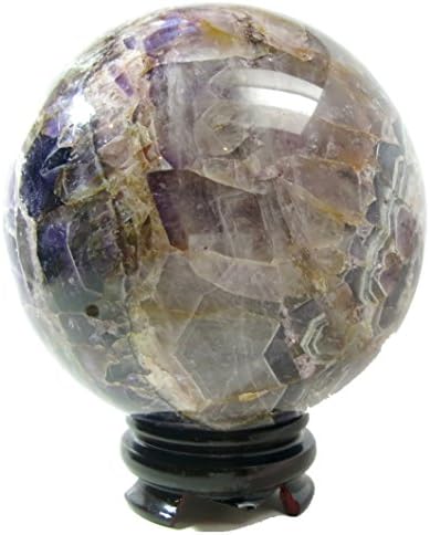 Bola de ametista 13 esfera de pedra de cristal de pedra roxa
