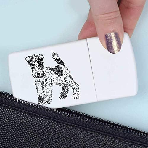 Azeeda 'Fox Terrier' Caixa de comprimidos com divisor de tablets