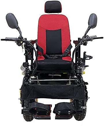 Neochy Fashion Portátil Cadeira de rodas portátil Longo fora da estrada Todo terreno elétrico Power forte Offroad Double Grips traseiro