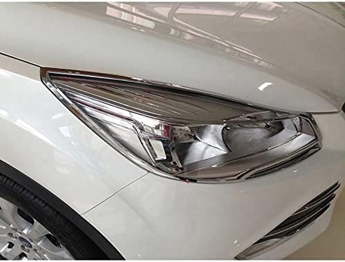 Lâmpada de farol do cromo ABS para Ford Escape Kuga 2012-2015