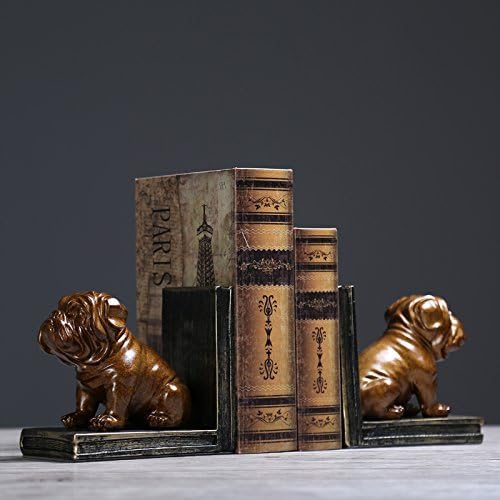 Livro criativo de cães shar pei by home acessórios de escritório estudo prateleira decoração bookend undrend giftstatues e figuras