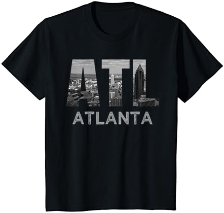 Cidade de Atlanta Georgia Skyline Cityscape Downtown ATL Home T-Shirt