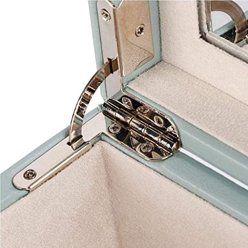 Wyemg Jewelry Box - Anel Box Organizer Slot Classic Jewelry Display Stheter - bandeja de armazenamento com fechamento moderno