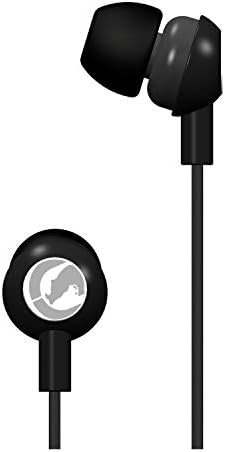 Mizco Eku-Cha2-BK Ecko Chaos 2 fones de ouvido estéreo Earbud com microfone em linha-preto