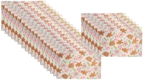 Folhas de papel pegador de impressão de férias - Bake Serve Store Foods 24 folhas 10 x 15