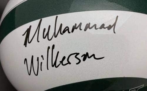 Muhammad Wilkerson assinou NY Jets f/s capacete de capacete PSA/DNA autografado - Capacetes NFL autografados autografados