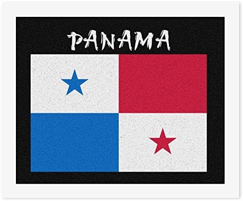 Bandeira do Panamá pintura diy por números kits de pintura acrílica Fotos de artes de parede para decoração de escritório