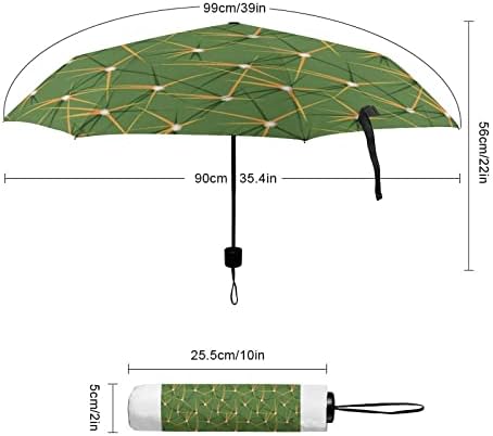 Cactus padrão compacto compacto automático guarda -chuva de viagem de viagem à prova de vento guarda -chuvas para