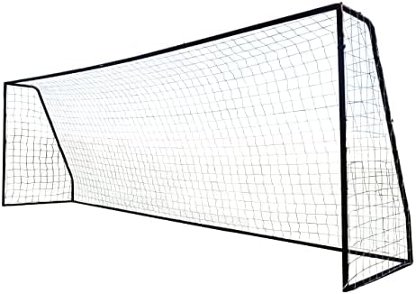 Vallerta® Premier Regulamento Tamanho do Soccer Metas com rede de 4 mm à prova de intempéries. Quadro resistente a