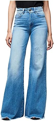 Lcepcy rasgou jeans retos para mulheres casuais solto de cintura média