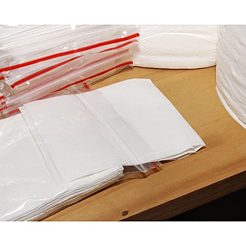 Capas de assento do banheiro de papel - Tamanho da viagem - Disposlable - Perfeito para bolsas e bolsas - Branco - 100 capas