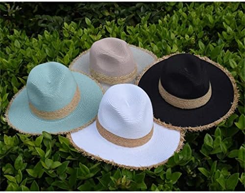 ZSEDP Letter Jazz Hats para Ladies Summer Summer Beach Sun Hats for Women