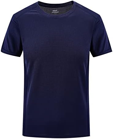 Wenkomg1 Athletic Athletic Fast Blouse Soll Respirável Camiseta curta de manga curta grande e alta camisa alta