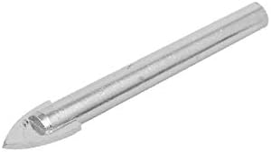 X-Dree 10mm Dica de 73 mm de comprimento Liga redonda Broca de perfuração Triângulo Bitores de broca de ladrilhos