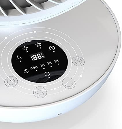 WACZJ Air Circulator Fan 3 Modos de operação Controle remoto LED Touch Touch Sononce Timer Perfeito para Mesas Quartos de quartos