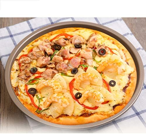 Pizza de pizza de cabilock panking bandeja de assadeira de bandeja de microondas Acessórios de cozinha de reposição de bandeja de calor resistido para fornos de microondas para assar churrasco de 8 polegadas