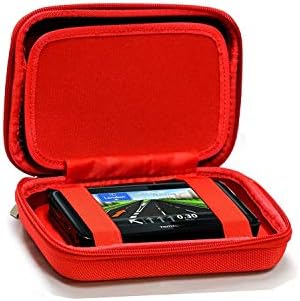 Navitech Red Hard GPS Carting Case Compatível com Garmin drivesmart 50 LMT - Auto GPS - 5